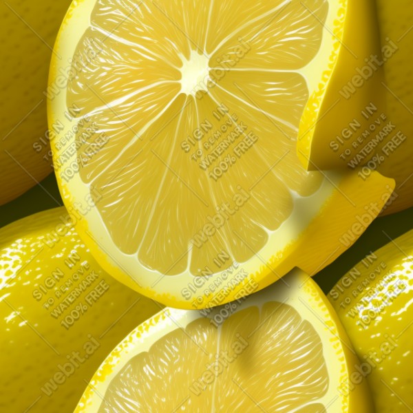 Lemon illustration texture, trending on artstation, base color, albedo, detailed, 4k