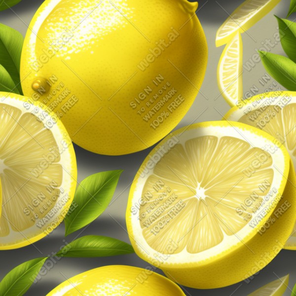 Lemon illustration texture, trending on artstation, base color, albedo, detailed, 4k