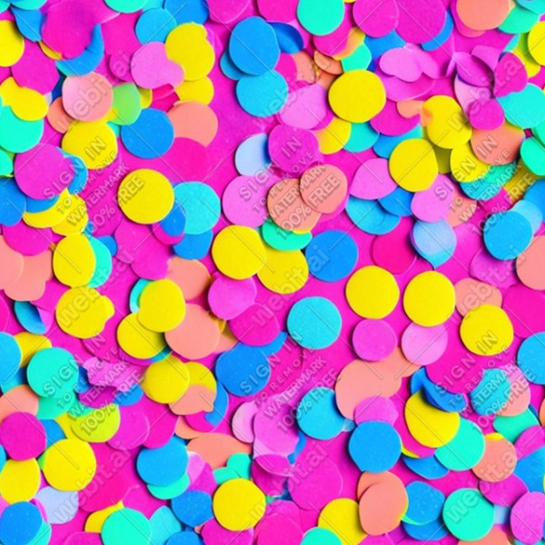 Confetti illustration flat texture, trending on artstation, base color, albedo, detailed, 4k