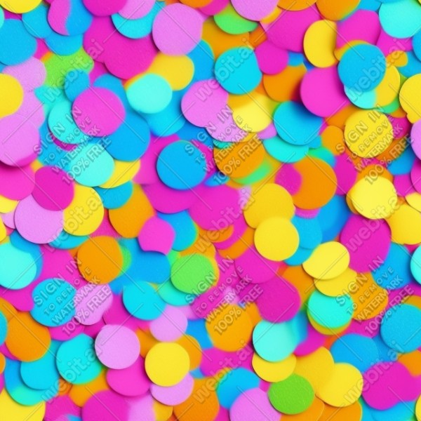 Confetti illustration flat texture, trending on artstation, base color, albedo, detailed, 4k
