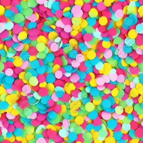 Confetti illustration flat texture, trending on artstation, base color, albedo, detailed, 4k