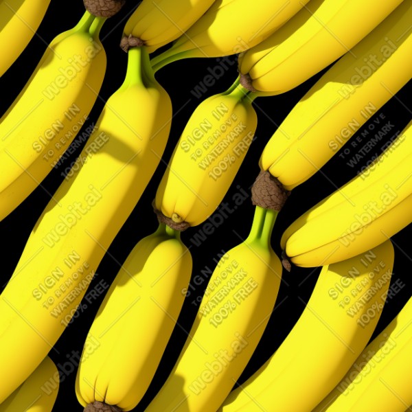 Banana illustration texture, trending on artstation, base color, albedo, detailed, 4k