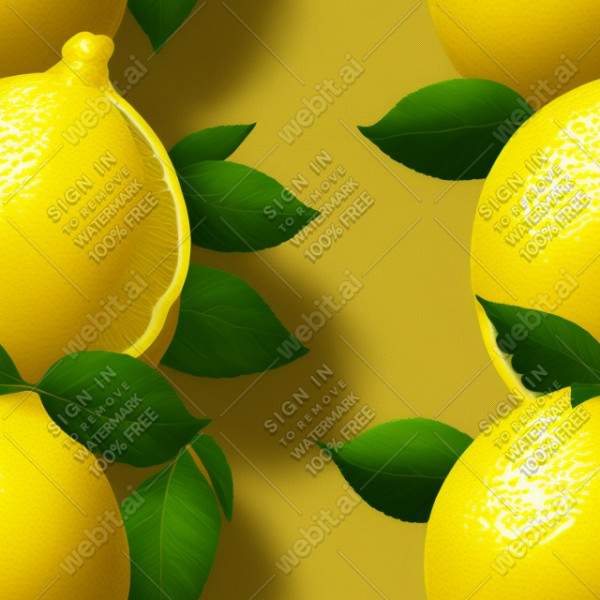 Lemon illustration texture, trending on artstation, base color, albedo, detailed, 4k