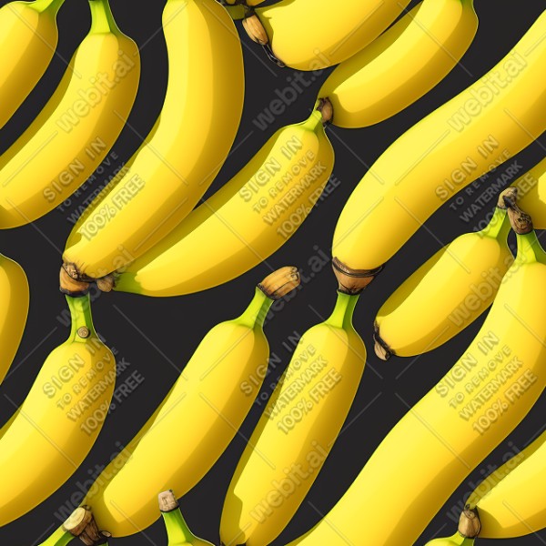 Banana illustration wall texture, trending on artstation, base color, albedo, detailed, 4k