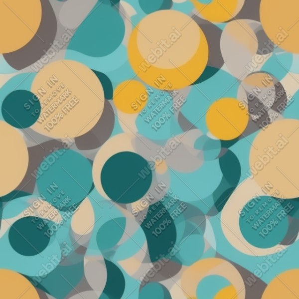 Penrose circles flat graphics texture, trending on artstation, base color, albedo, detailed, 4k