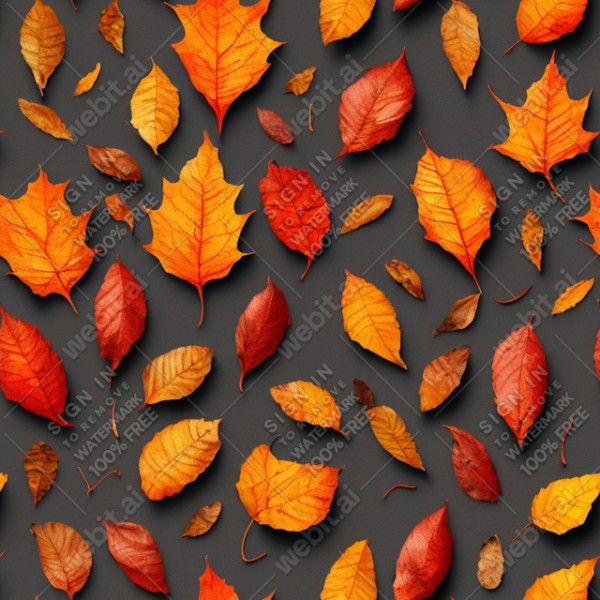 Autumn leaves texture, trending on artstation, base color, albedo, detailed, 4k