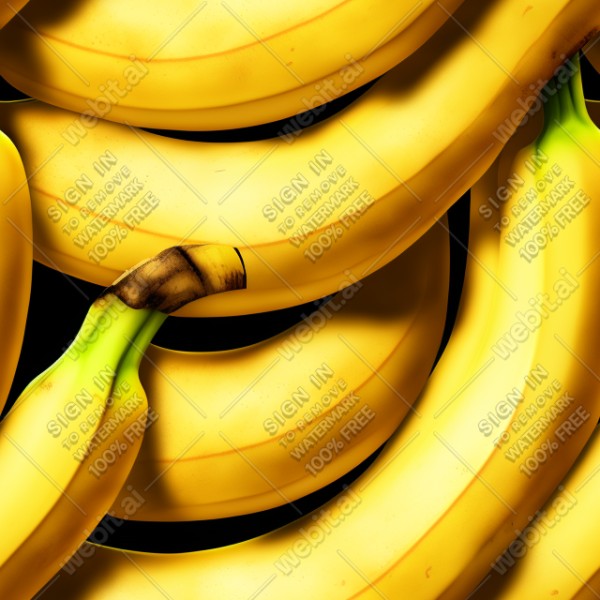 Banana illustration texture, trending on artstation, base color, albedo, detailed, 4k