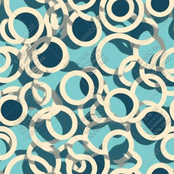 Penrose circles flat graphics texture, trending on artstation, base color, albedo, detailed, 4k
