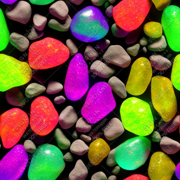 Lava lamp glow gradient floating glass pebbles on a dark background, trending on artstation, base color, albedo, detailed, 4k