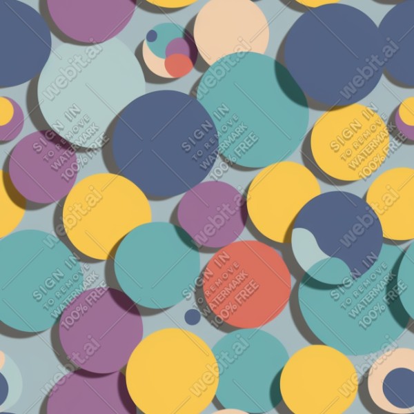 Penrose circles flat graphics texture, trending on artstation, base color, albedo, detailed, 4k