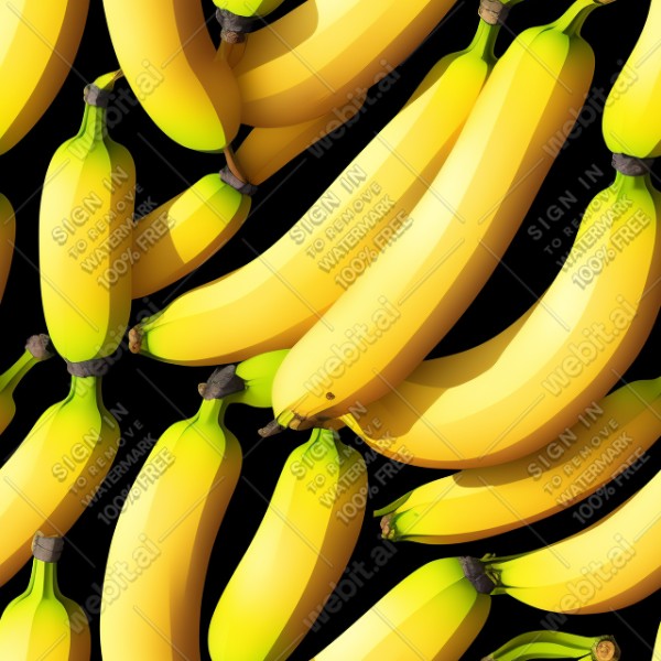 Banana illustration wall texture, trending on artstation, base color, albedo, detailed, 4k