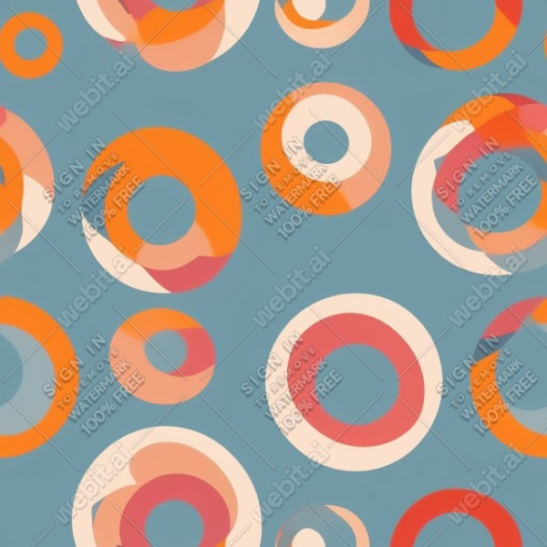 Penrose circles flat graphics texture, trending on artstation, base color, albedo, detailed, 4k