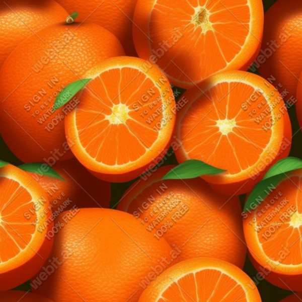 Orange fruit illustration texture, trending on artstation, base color, albedo, detailed, 4k
