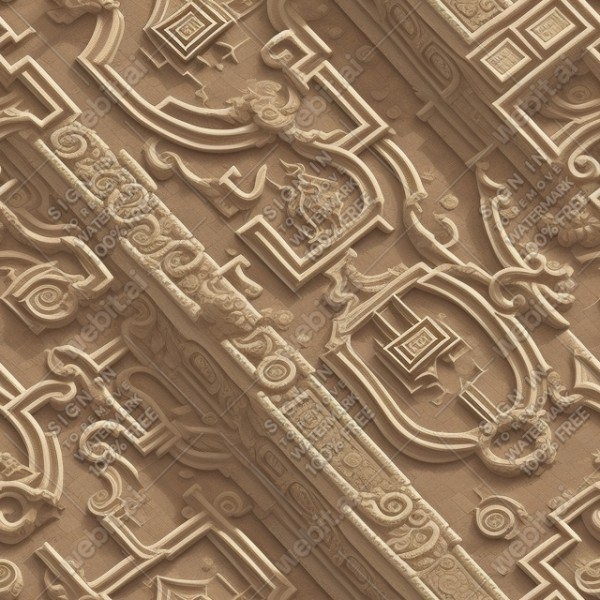 Ornate temple floor flat texture, trending on artstation, base color, albedo, detailed, 4k