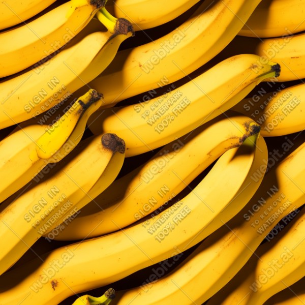 Banana illustration wall texture, trending on artstation, base color, albedo, detailed, 4k