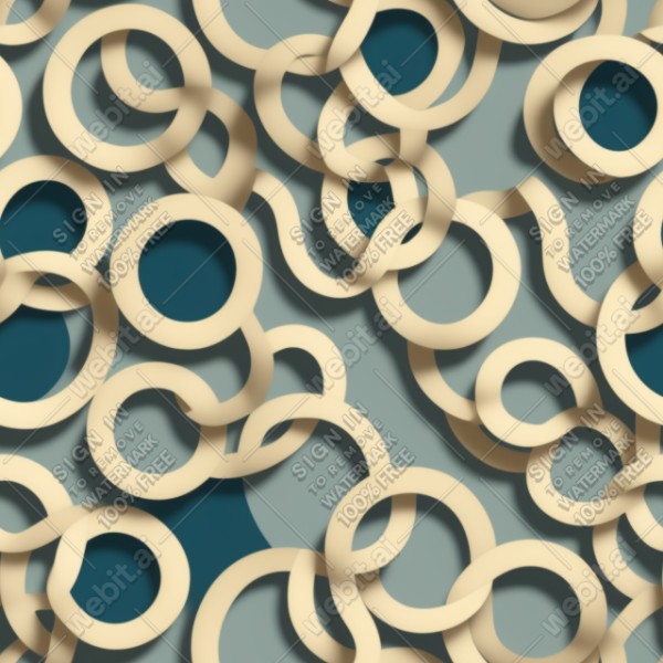 Penrose circles flat graphics texture, trending on artstation, base color, albedo, detailed, 4k