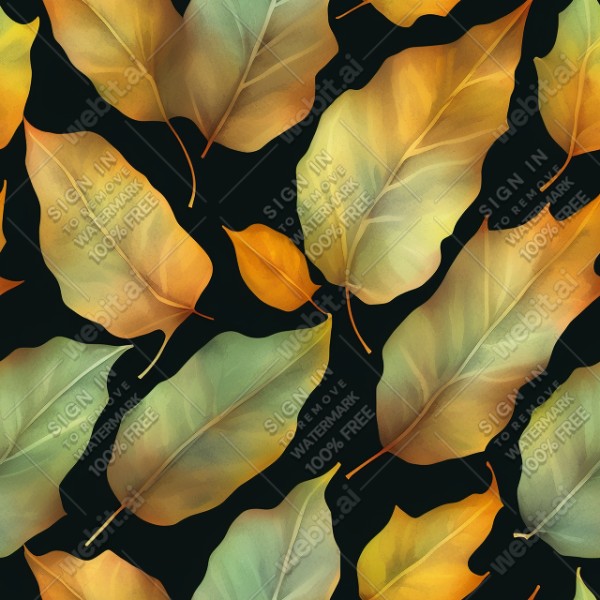 Leaves illustration flat texture, trending on artstation, base color, albedo, detailed, 4k