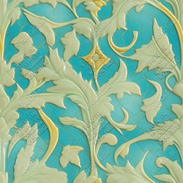 Majolica tiles texture, trending on artstation, base color, albedo, detailed, 4k