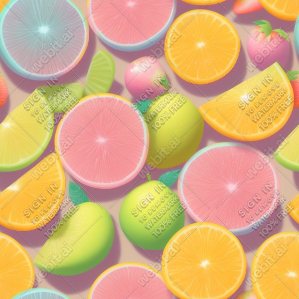 Pastel fruits texture, trending on artstation, base color, albedo, detailed, 4k
