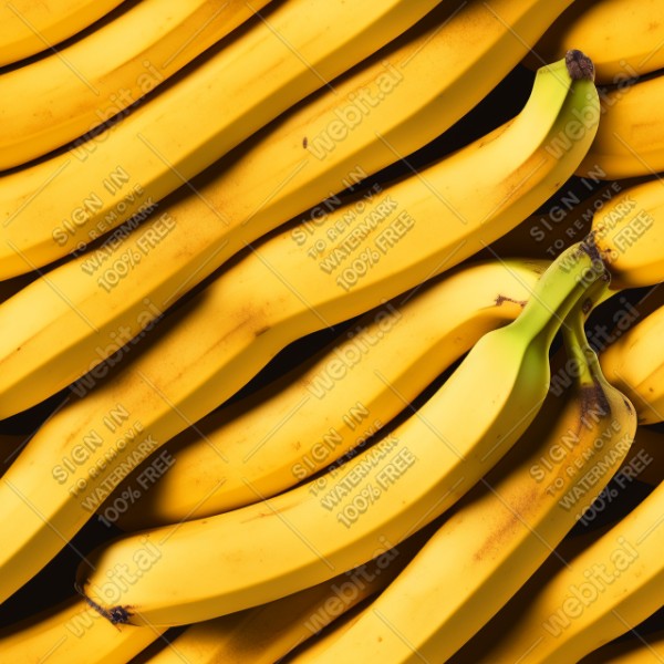 Banana illustration wall texture, trending on artstation, base color, albedo, detailed, 4k
