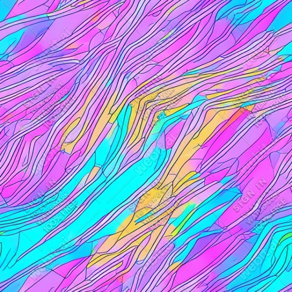 Pastel colorful doodle abstract lines, trending on artstation, base color, albedo, detailed, 4k