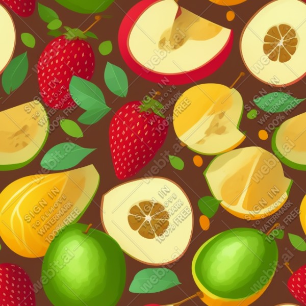 Fruit flat illustration, trending on artstation, base color, albedo, detailed, 4k